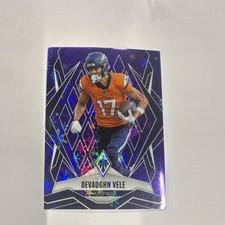 🔥25’ Panini Phoenix Purple Winter Devaughn Vele #14 Denver Broncos Football