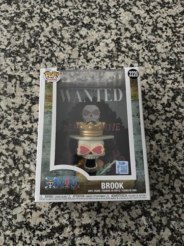 Funko POP! One Piece - Brook Wanted Poster TargetCon Exclusive #2220 -NEW