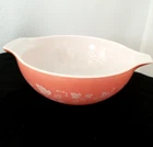 Vintage Pyrex 1960's 444 Pink Gooseberry Cinderella Mixing Bowl 4 Qt USA MCM