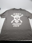 INXS Abandon Crew T Shirt Men L Slim Fit Charcoal Cotton
