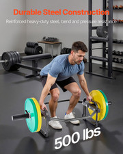 VEVOR Heavy Duty 500LB Hex Trap Bar for Deadlifts, Squats Shrugs