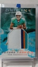 2021 Panini Origins - Future Fabrics Tua Tagovailoa #FF-TT Turquoise 05/25 (MEM)