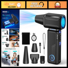 Portable Electric Air Duster 200000RPM - Rechargeable Cordless Mini Blower for C