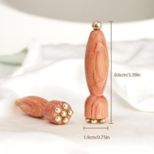 Lotus Seedpod Beauty Professional Brass  Rosewood Facial Gua Sha Eye Relaxation