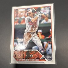 Topps 2023 Series 1 Gunnar Henderson Rookie #206 Orioles MLB Baseball Card