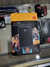 Kodak Step Instant Mobile Photo Printer - black used 