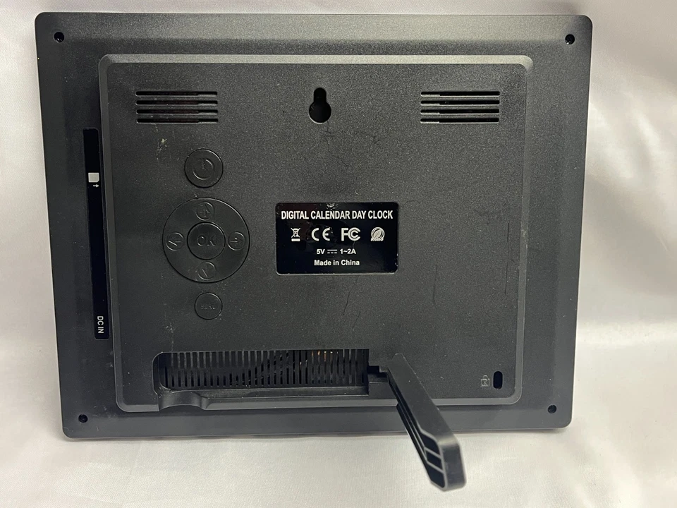 Reloj/calendario de día con pantalla digital grande para ancianos con demencia con discapacidad visual Foto 2 de 4