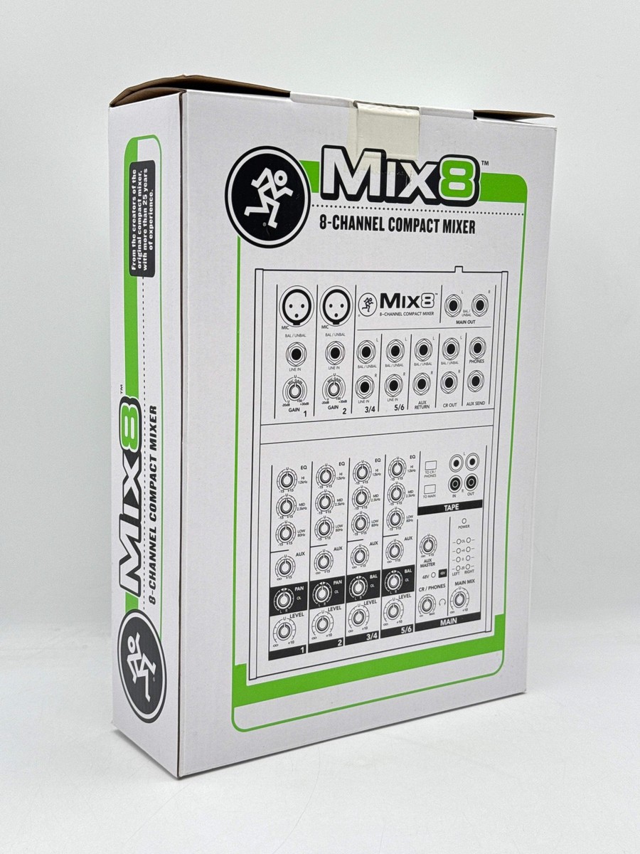 MACKY MIX8 8CHコンパクトアナログ Amazon | MACKIE マッキー 超コンパクトアナログミキサー MIX8