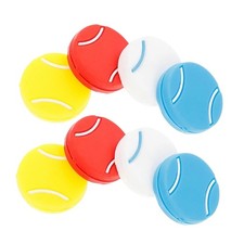 8Pcs Tennis Racket Dampeners Ball Shape Silicone Tennis String Dampener