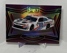 2025 Panini Select - Pit Road Connor Zilisch #120 (RC) Maroon /125