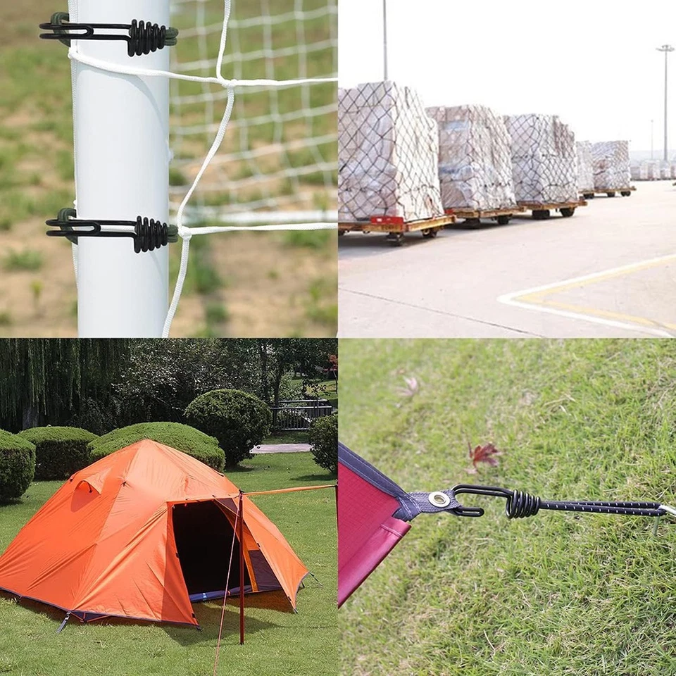 20 Pièces Corde Élastique Crochet de Cordon en Plein Air Camping Auve1709 - Photo 2/4