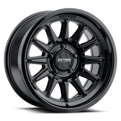 Method Fits MR323 17x8.5 Inch Gloss Black Wheel With 12-Window Spoke Design