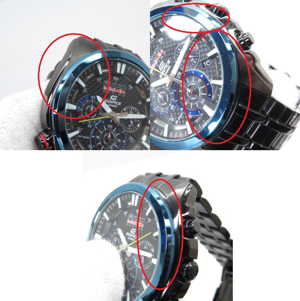 Casio Edifice EFR-537RBK-1AJR Red Bull Racing Chronograph