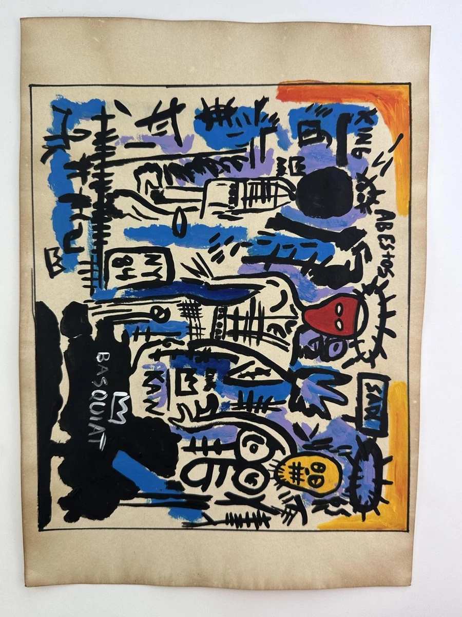 Preços baixos em Jean-Michel basquiat Pinturas de arte original de