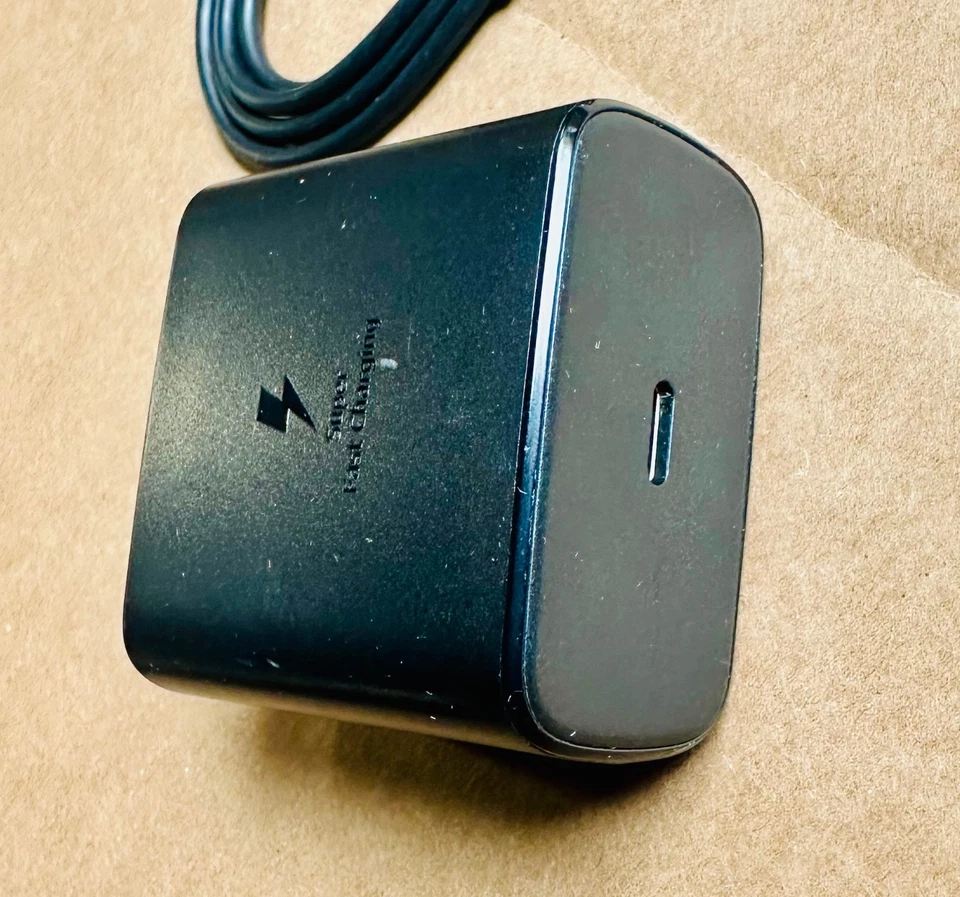 正品三星 45W 充电器及 3 英尺 USB-C 电缆 适用于 Galaxy S22 S23+ S24 Ultra — 第 3/4 张图片