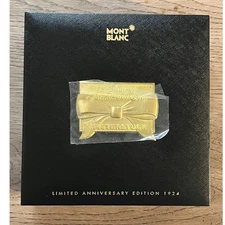 Montblanc Meisterstück 75th Anniversary Box, Guide Plaque Satin Case Only No Pen