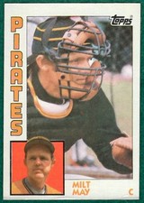 Milt May - 1984 Topps #788 - Pittsburgh Pirates Baseball Card