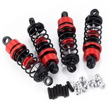 FLYXM For RC 1/10 Tamiya TT02 Cars Alu 62mm Front/Rear Oil Shock Absorber/Damper