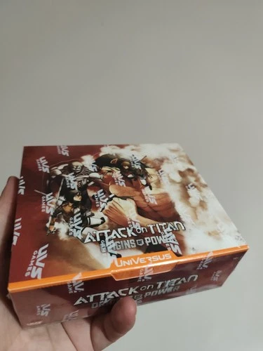 Universus CCG Attack on Titan: Origins of Power Booster Box Sealed TCG!