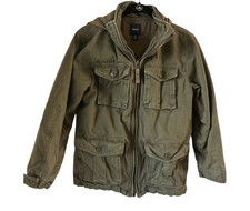 Gap Kids Utility Jacket Army Green - Size 10