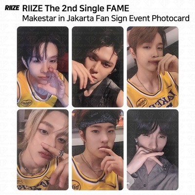 RIIZE FAME MAKESTAR ジャカルタ サイン会 チェキ ツートンズ RIIZE The 2nd Single FAME MakeStar In Jakarta Fan Sign Event