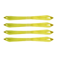 4 Pack 1" x 18" Soft Loop Tie Down Strap Motorcycle Dirt-Bike ATV UTV 800lbs WLL