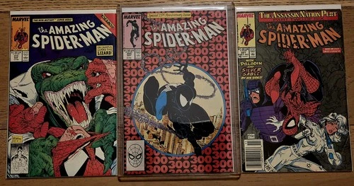 AMAZING SPIDER-MAN - #300 🔑 1ST VENOM #313 LIZARD #321 ☆ McFARLANE COMIC LOT 15