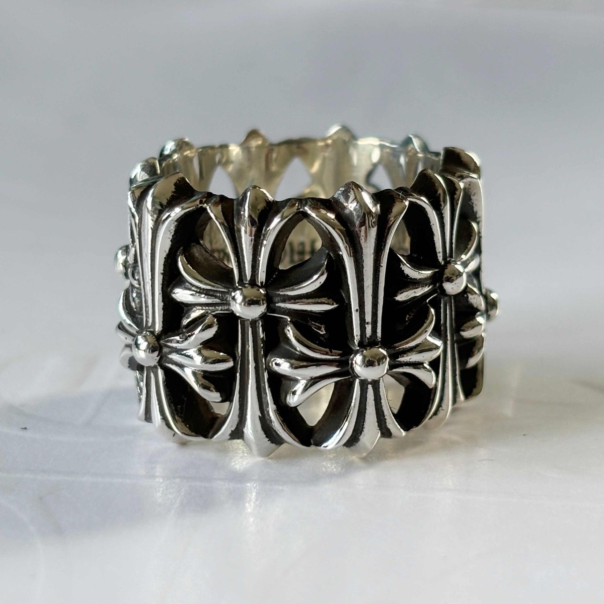 Brand New Chrome Hearts Cemetery Ring Size 10 | eBay
