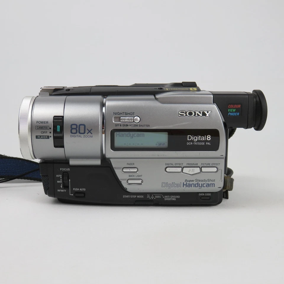 Tested ✅ Sony DCR-TR7000E Digital 8 Camcorder Handycam PAL Hi8 Video 8 DV-Out - Bild 3 von 4