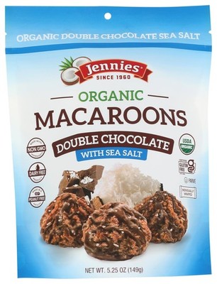 Jennies Organic Double Chocolate Macaroons 5.25oz Vegan Gluten Free Snack