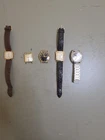Lot Of 5 Vintage Watches Elgin Hamilton Bulova Seiko Wittnauer