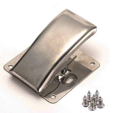 Stainless Steel Fishtail Clip Fish Fillet Clamp Fishing Board Fish Cleaning Tool