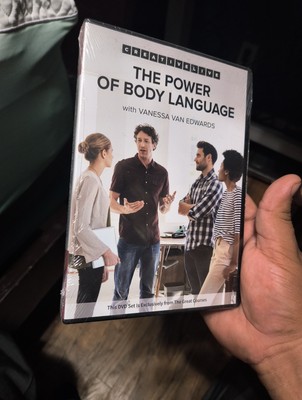 The Power Of Body Language Great Courses 6 DVD Set Vanessa Van Edwards Sealed