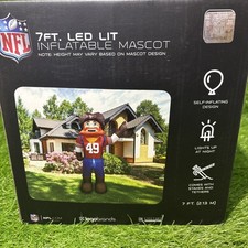 San Francisco 49ers 49er Sourdough Sam Mascot 7' Tall NFL Inflatable Open Box