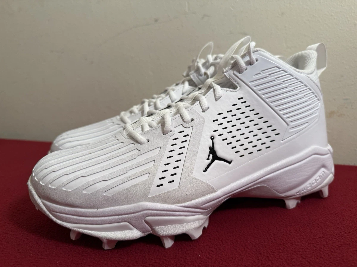 Jordan Force Savage 3 Football Cleats White PE Issued IF2981  display picture 3