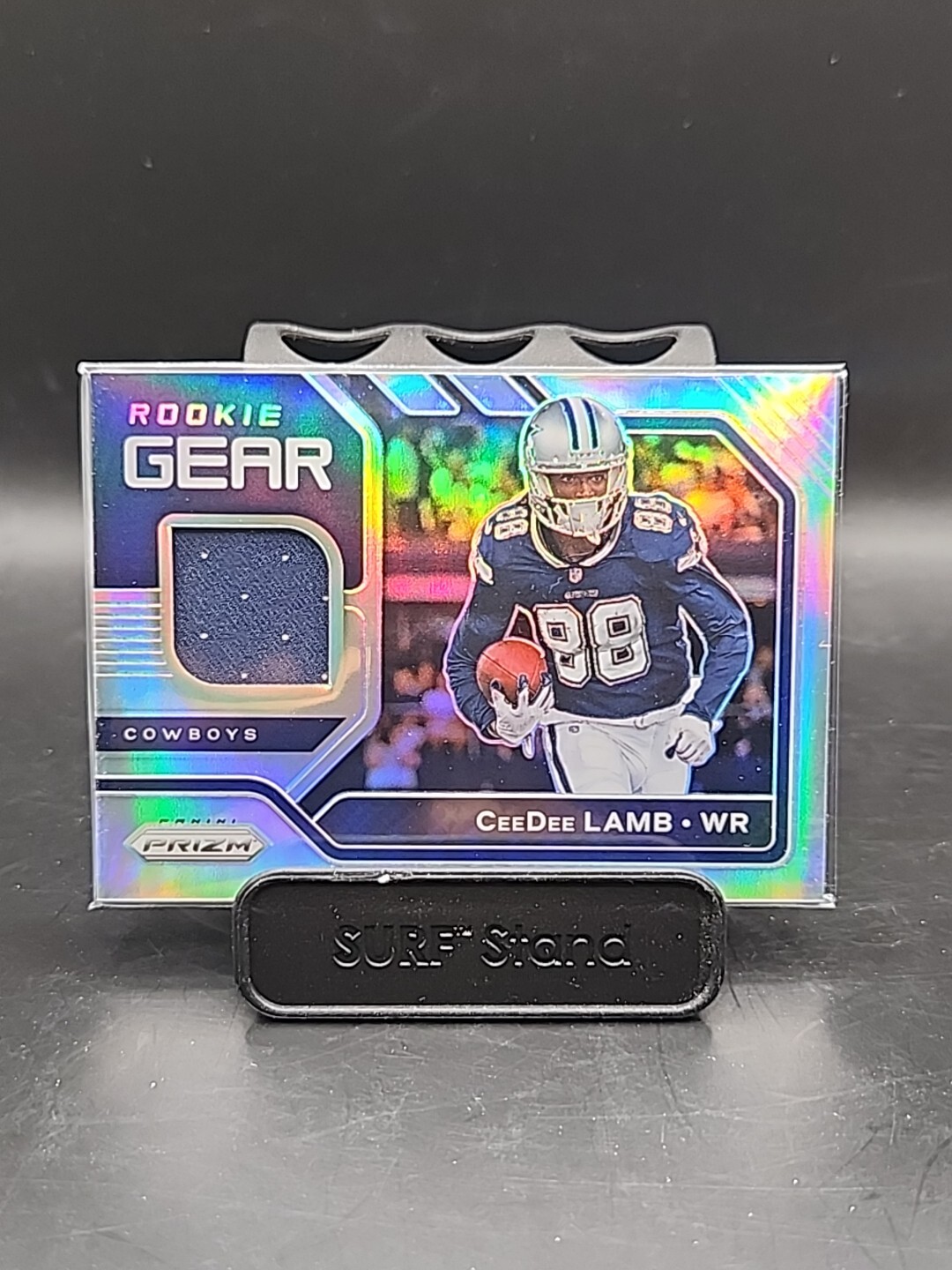 CeeDee Lamb 2020 Panini Prizm Rookie Gear Fabric Relic #7 - Dallas Cowboys