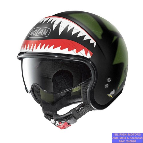 NOLAN N21 SKYDWELLER 99 Flat Black + Visiera Dark - Casco Jet Moto/Scooter  | eBay
