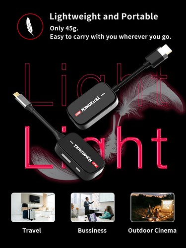 Wireless HDMI Transmitter & Receiver for Streaming HD Video & Audio - Type C - Picture 5 of 8