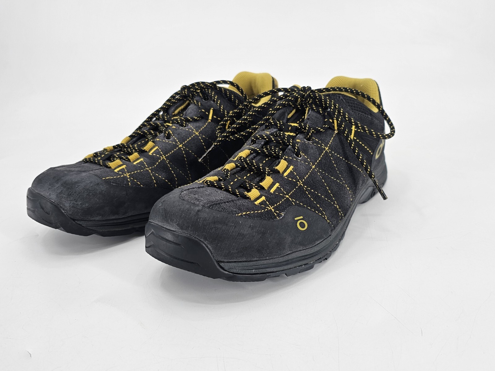 BOZ Men's Size 12 Hyalite Low Lace Up Hiking Shoes Gray Yellow eBay