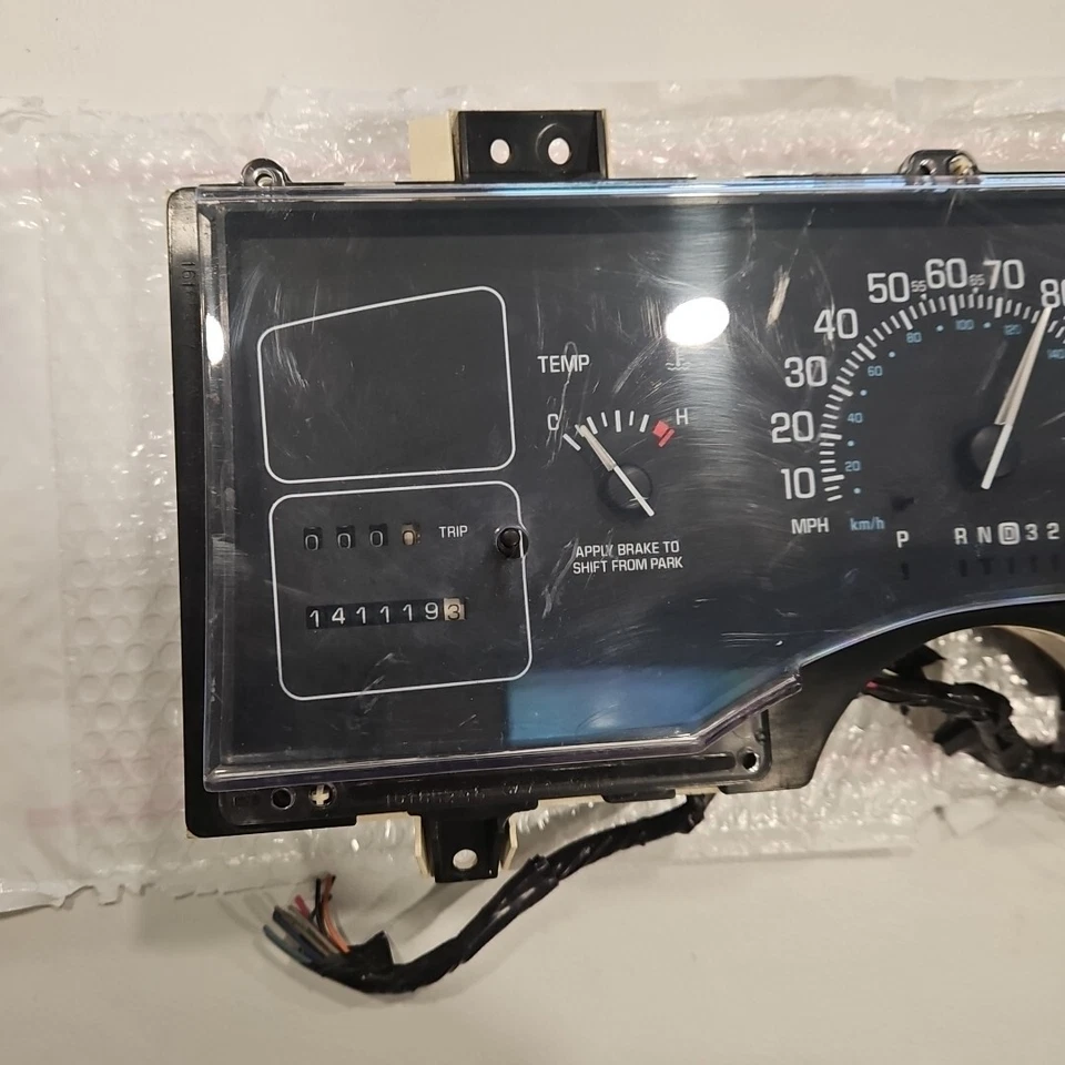 1994 1995 1996 Buick Roadmaster miles mileage cluster low mileage dash 141k  - Image 2 of 4