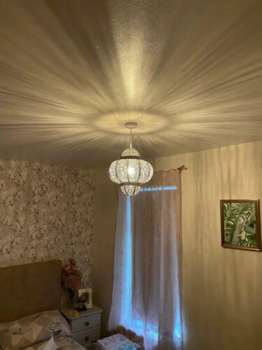 Easy Fit Sparkly Ceiling Pendant Light Shade Fitting Modern Decoration Lights - Picture 4 of 41