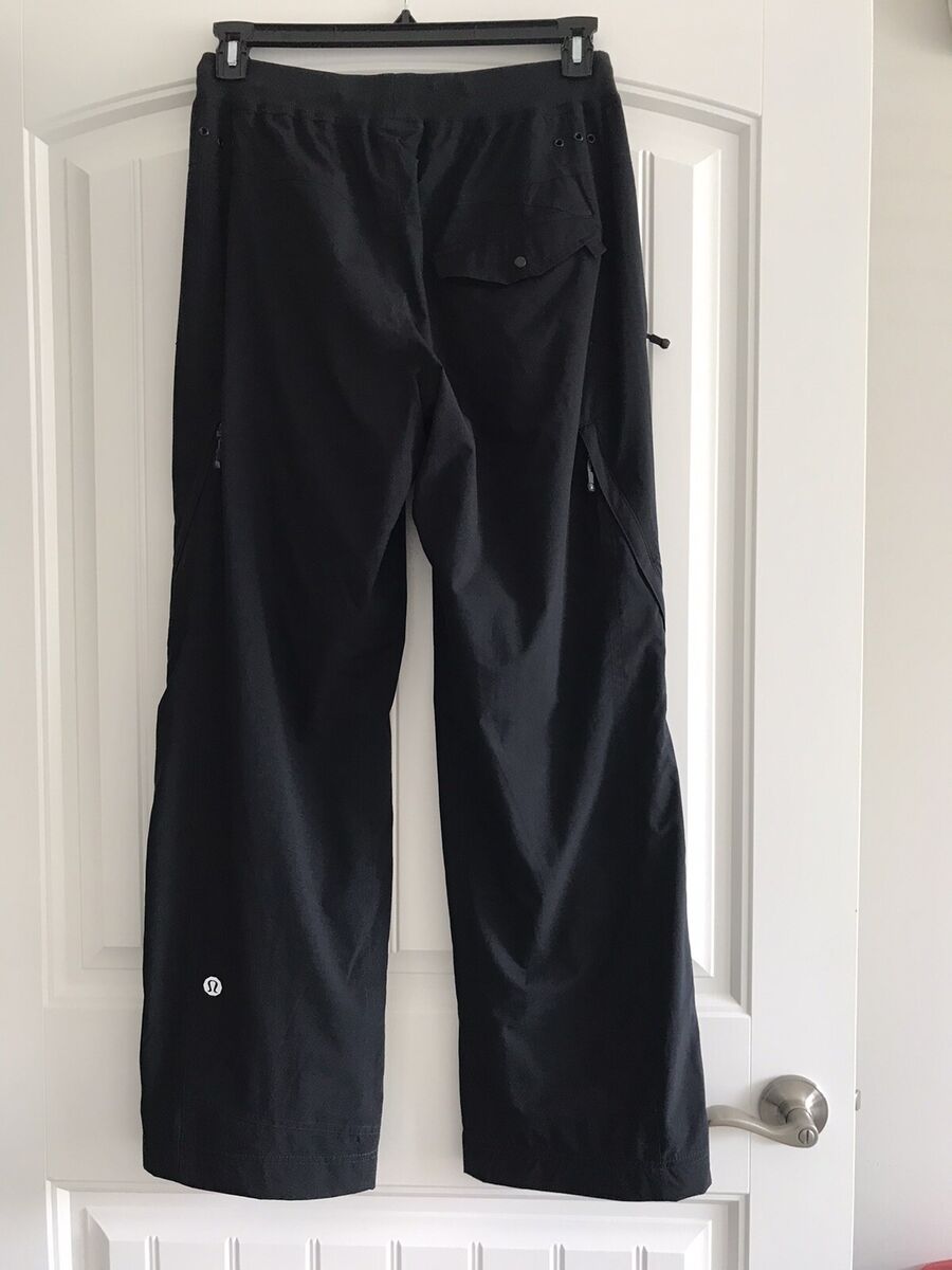 LULULEMON DRAWSTRING WAIST ZIP POCKETS LINED MEN'S PANTS LULULEMON DRAWSTRING WAIST ZIP POCKETS LINED MEN'S PANTS