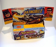 CORGI TOYS No.267 - BATMOBILE - Custom box and display back ONLY. (No plinth)