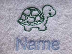 turtle hooded towel