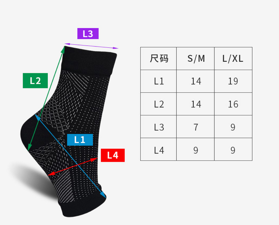 Compression Socks Sooth Relieve Neuropathy Pain Relief Ankle Socks-image