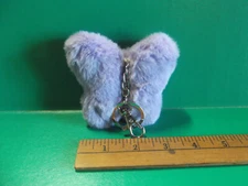 Unique Collectible Keychain Plush 3"in Fuzzy Purple Butterfly