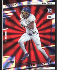 2022 Panini Prestige #384 Pierre Strong Jr. Xtra Points Sunburst RC