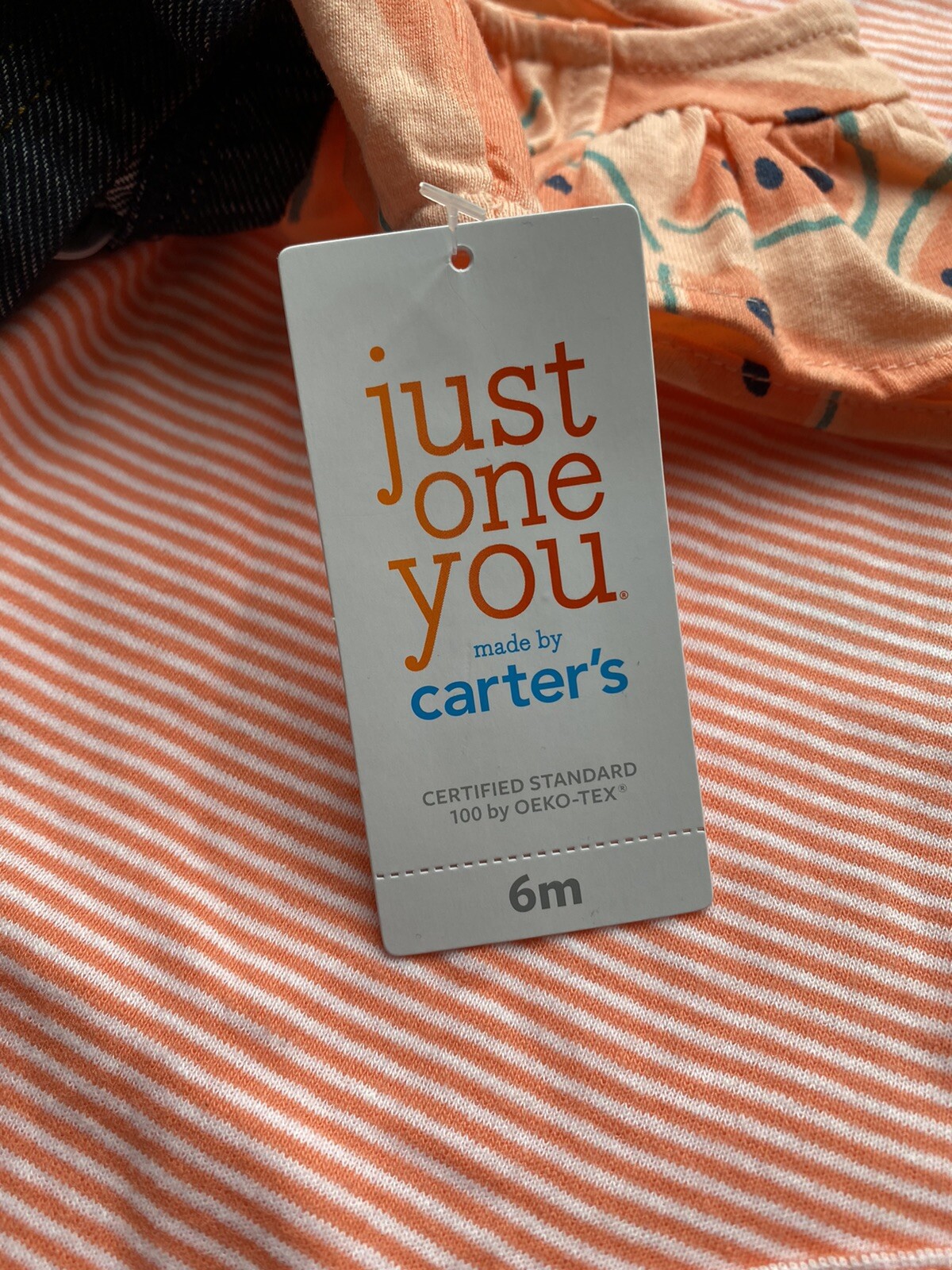 Carter’s Just One You Baby Girls 6M Set Pants Bodysuit Top Watermelon Print New