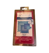 Spellbinders Nestabilities Postage Stamps Set Of 5 Cut Emboss Stencil NEW Sealed