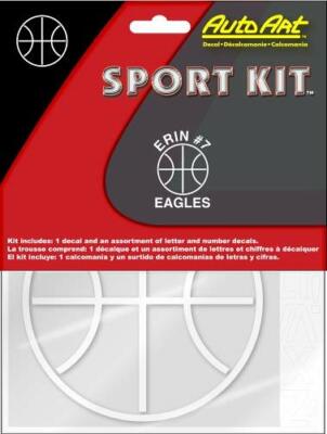 Customizable Sports Team Lettering Decal Kit and/or Picture Hangers